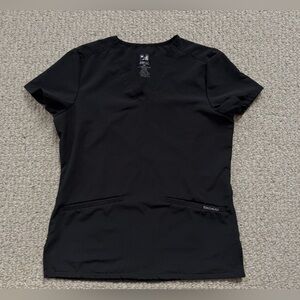 Women's Black Scrub Top